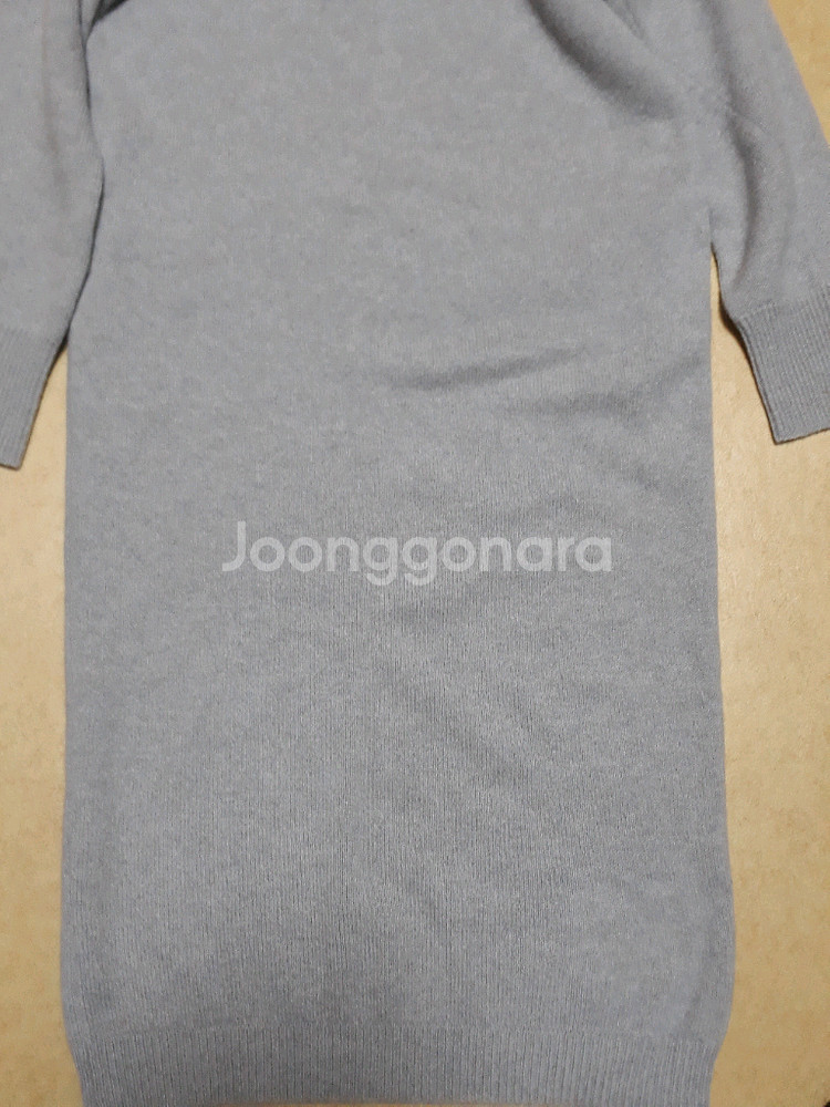 더캐시미어 캐시100 터틀넥니트윈피스85--8