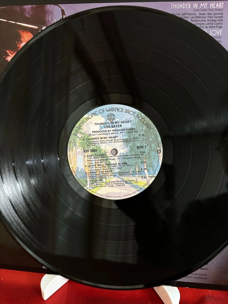 Leo Sayer Thunder In My Heart(미국반 LP) 이미지