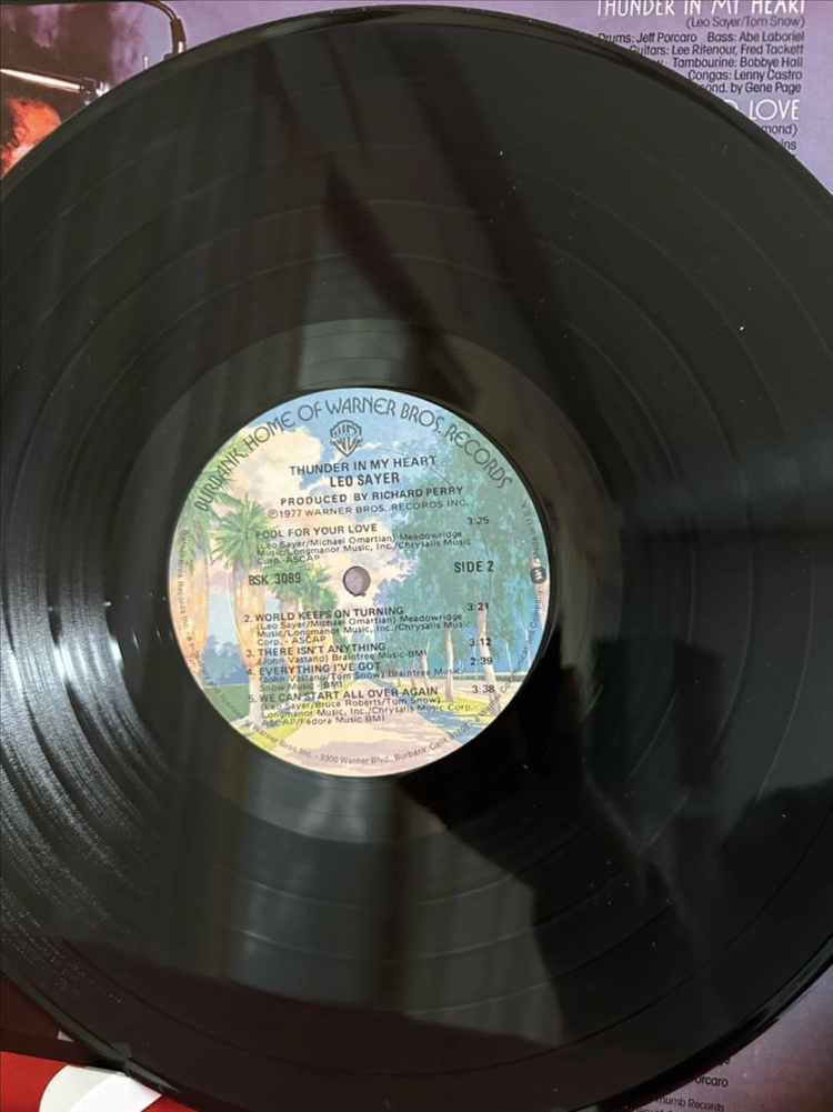 Leo Sayer Thunder In My Heart(미국반 LP) 이미지