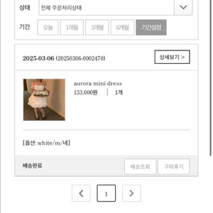 플로뉴 오로라 미니 드레스