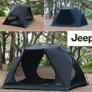 [수원] 지프 유니버셜돔 면텐트 블랙 새상품 31만원->26만원