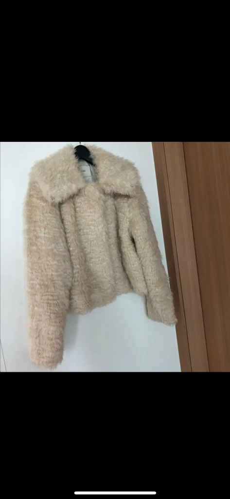 모네마켓 베지터블 미니 퍼 자켓 퍼피 부클 출근룩 코트 양털 이미지