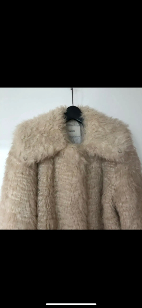 모네마켓 베지터블 미니 퍼 자켓 퍼피 부클 출근룩 코트 양털 이미지