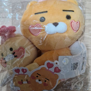 카카오프렌즈 러브허그인형 라이언&춘식이인형