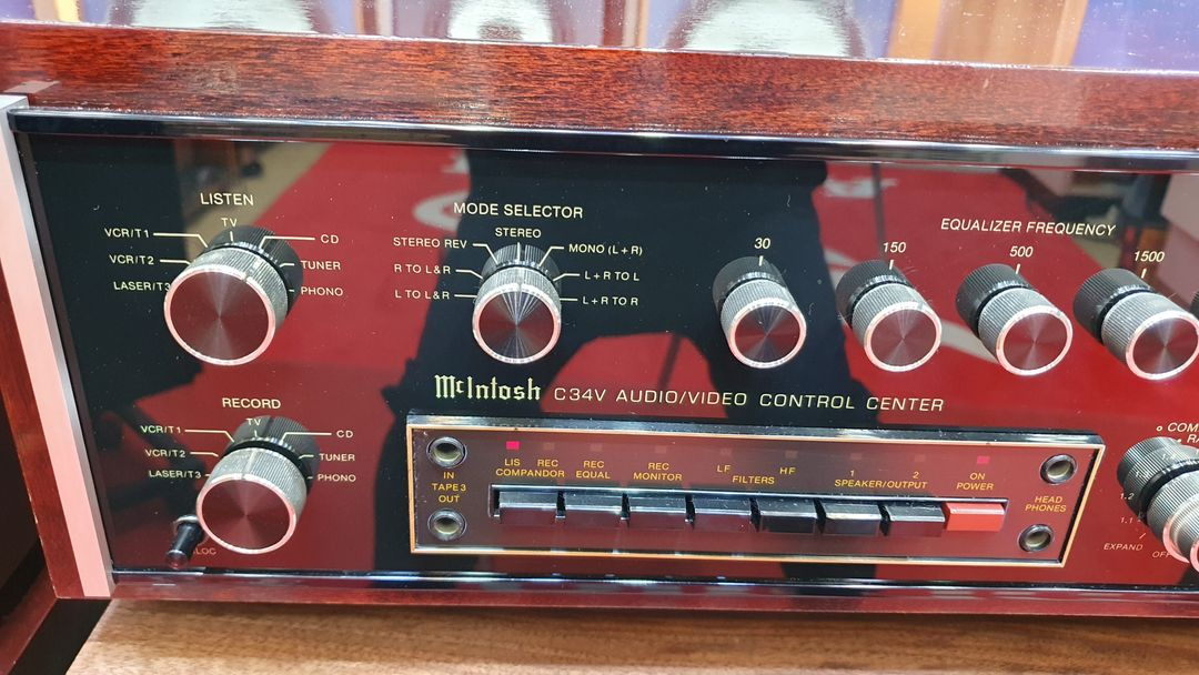 매킨토시MC7270파워앰프/C34V프리앰프/우드케이스/초민트급/NO기포/재입고 이미지