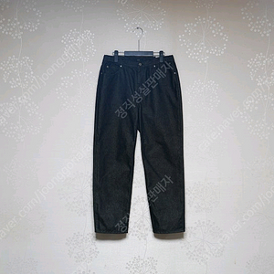 비이커 와이드핏 진청 데님 팬츠