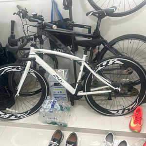 24도 화이트 자전거