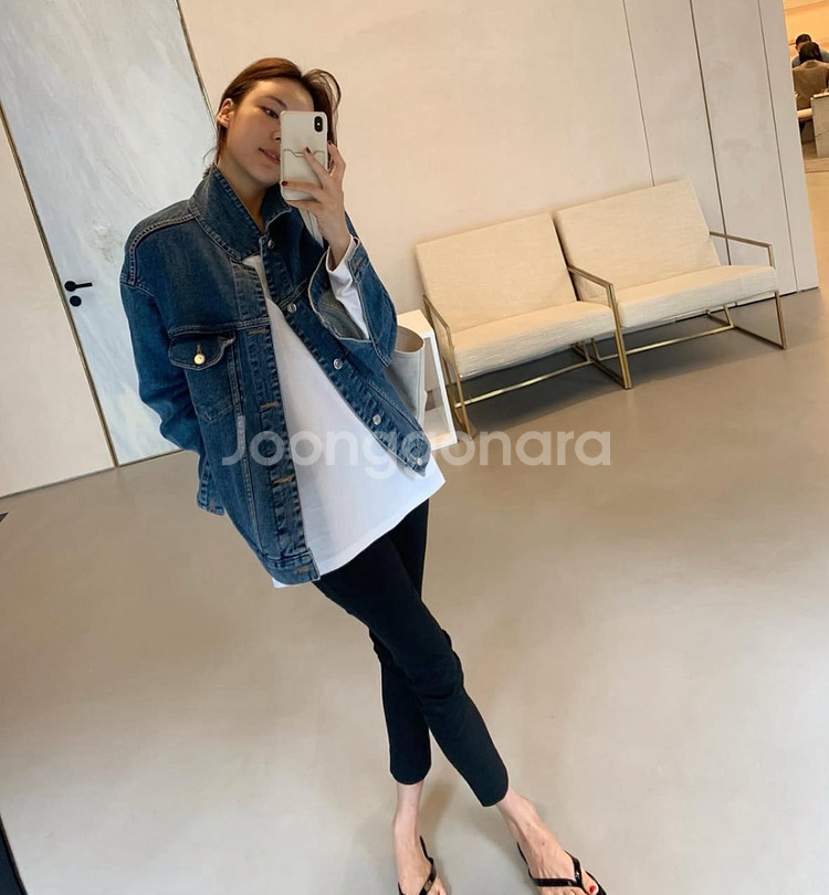 유메르 청자켓 프렌치청자켓--4