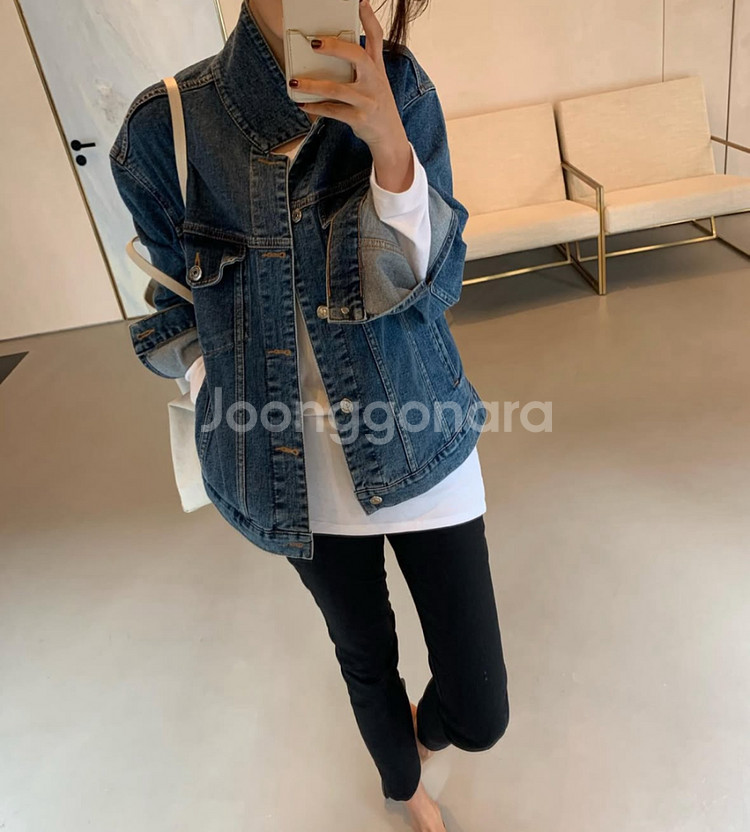 유메르 청자켓 프렌치청자켓--5