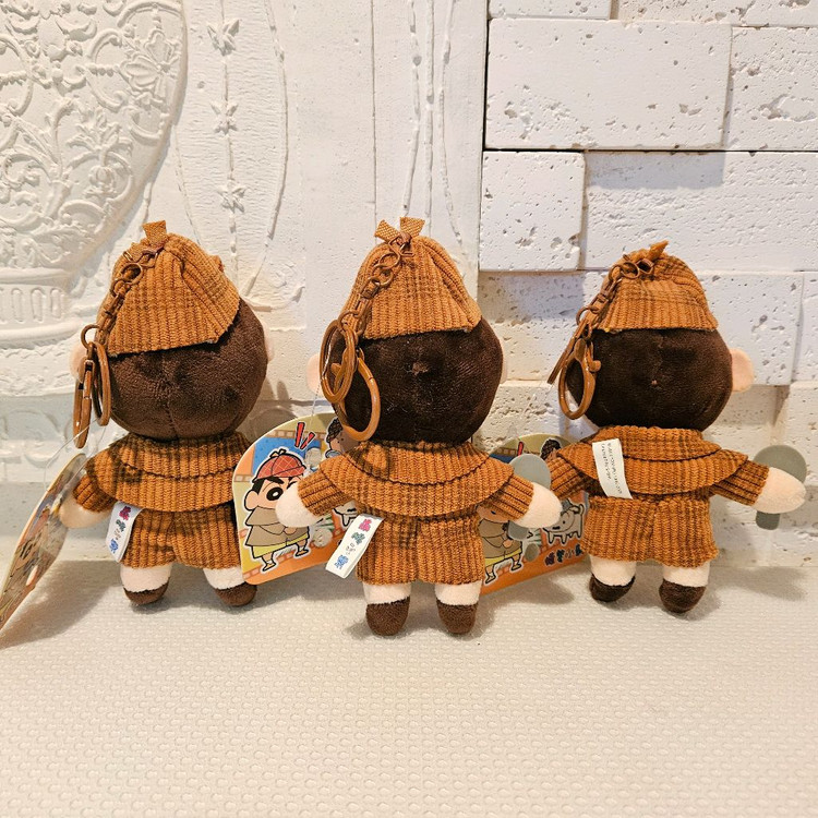 짱구는 못말려 탐정 맹구 셜록 맹구 키링 가방고리 인형--1