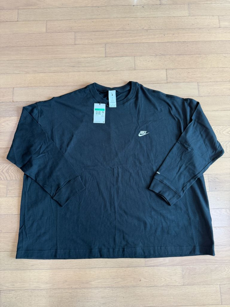 [XL] 나이키 피스마이너스원 피마원 롱슬리브 긴팔 티셔츠 블랙 지디 (dr0097-010) 이미지