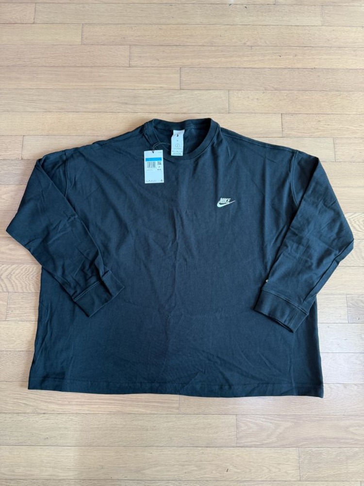 [M] 나이키 피스마이너스원 피마원 롱슬리브 긴팔 티셔츠 블랙 지디 (dr0097-010) 이미지