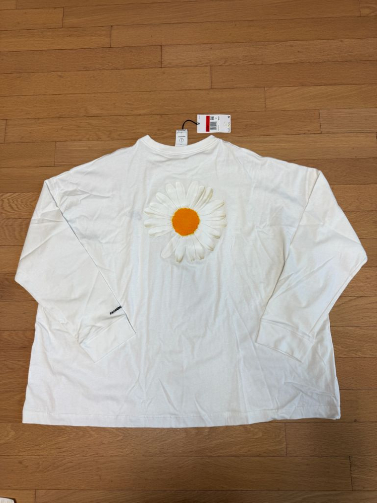 [L] 나이키 피스마이너스원 피마원 롱슬리브 긴팔 티셔츠 흰색 지디 (dr0097-100) 이미지