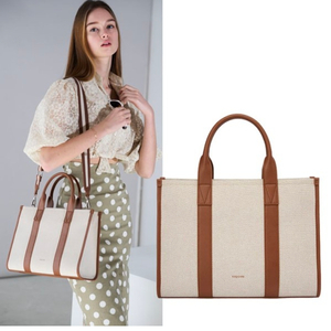 에스콰이어 새상품 캔버스 토트백 숄더백