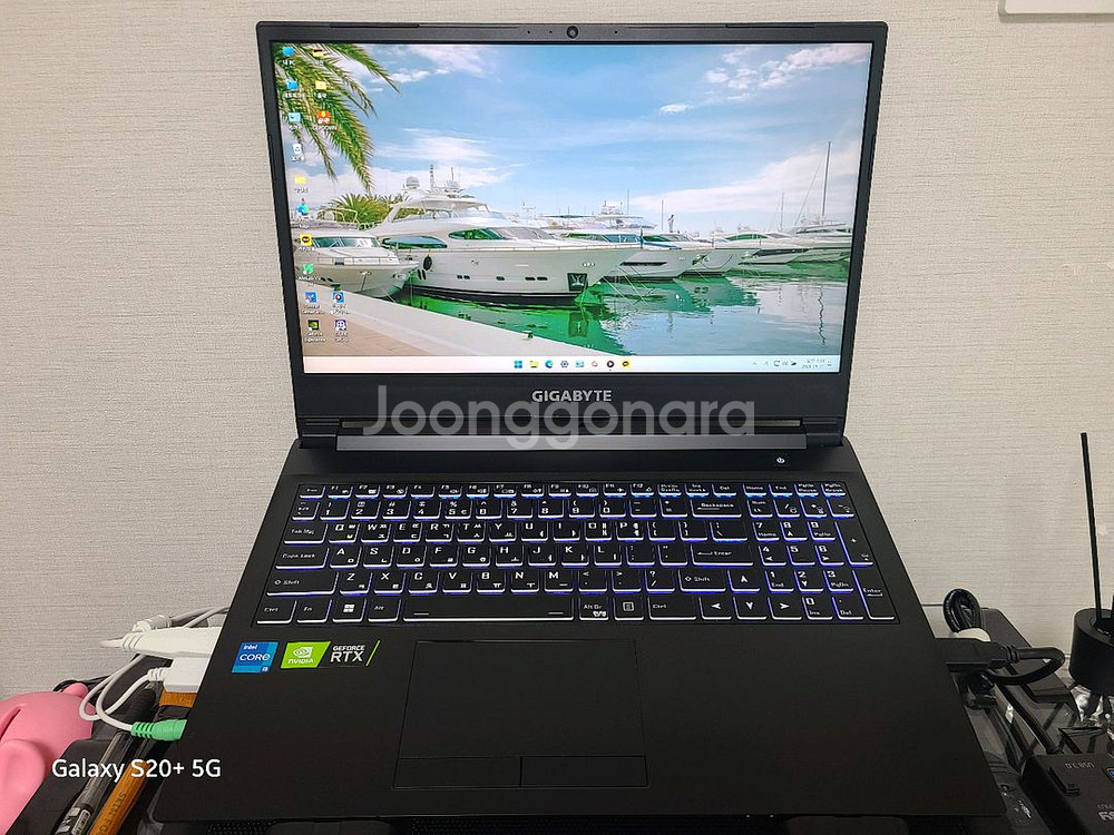 기가바이트 I5 11세대 RTX3060 512GB 게이밍 노트북 판매 합니다--3