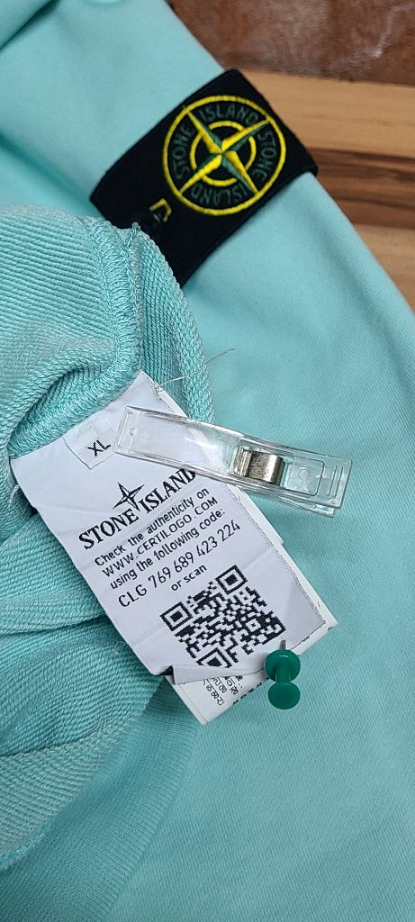 스톤아일랜드 민트색 후드티 XL 이미지