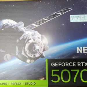 미사용 [MANLI] 지포스 RTX 5070 Ti Nebula D7 16GB 대원씨티에스