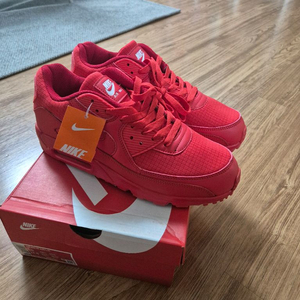 나이키 에어맥스90 레드 운동화