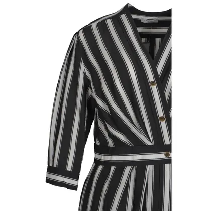 (새상품) 산드로 스트라이프 랩 원피스 36사이즈--6