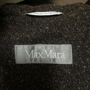 (정품) 막스마라 여우털배색 패티드 코트 사이즈M