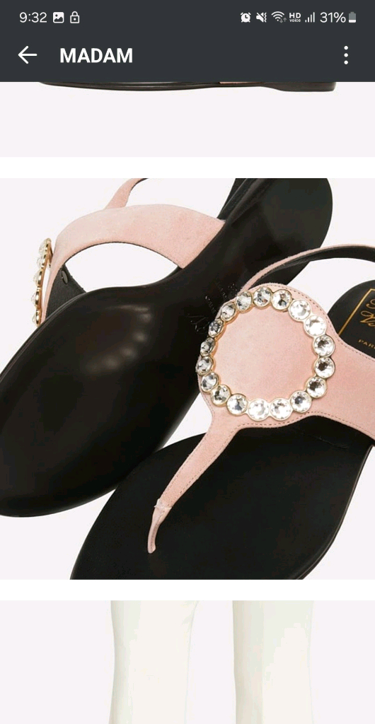 로저비비에 플립플랍 샌들 이미지