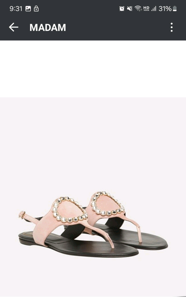 로저비비에 플립플랍 샌들 이미지