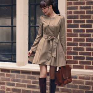 밀크코코아 트렌치코트 겸 원피스 새상품