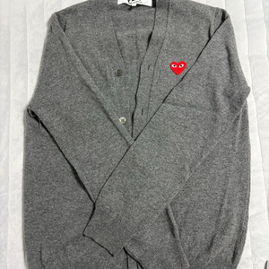 꼼데가르송 가디건 그레이 XL 정품
