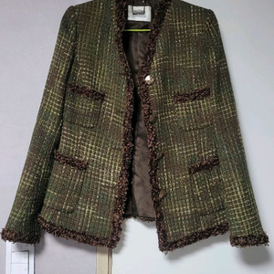 트위드 자켓 빌리윌리 66사이즈