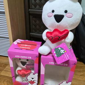 시크릿 오버액션 시크릿 토끼 인형 새제품