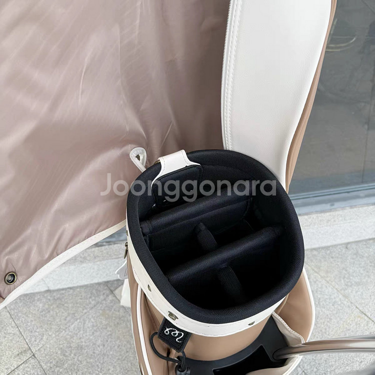 말본 컬러블록 트롤리 캐디백 골프백 바퀴 새상품--9