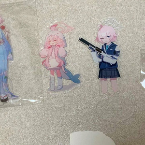 블루아카이브 호시노 아크릴 키링 일괄