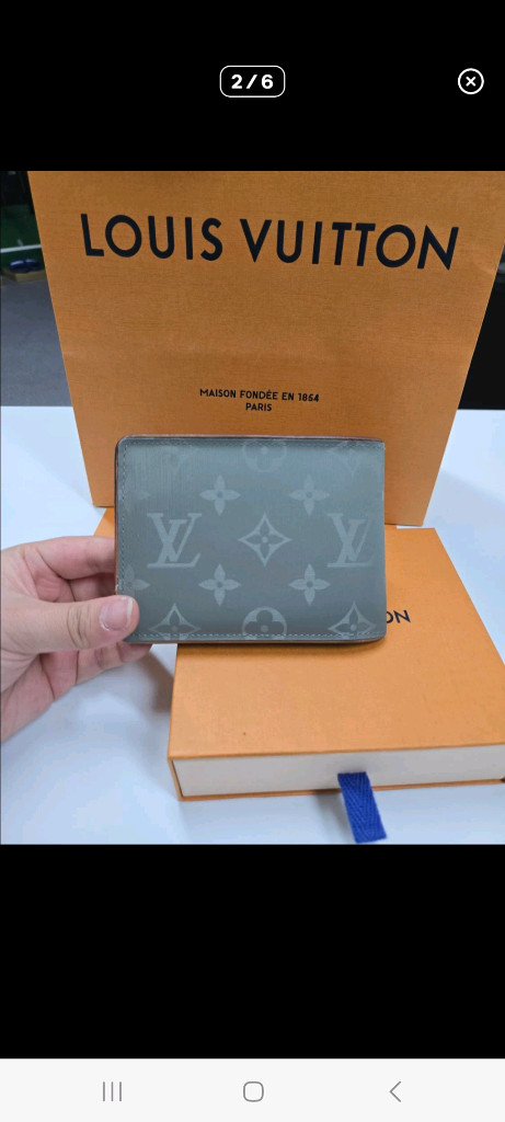[A급컨디션] 루이비통 티타늄 멀티플 반지갑 이미지