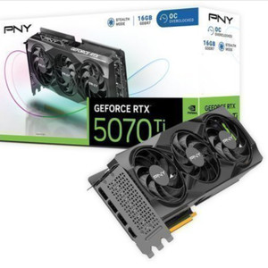 PNY 지포스 RTX 5070 Ti OC D7 16GB Triple Fan 미개봉