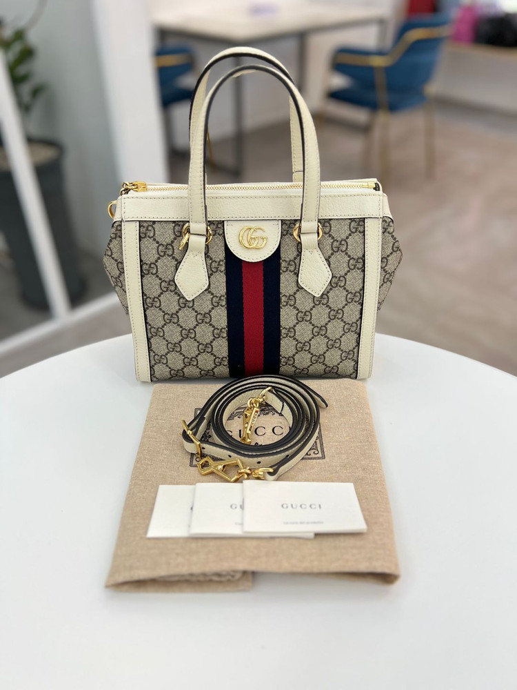 [중고명품 럭스올 울산점]구찌 오피디아 GG 스몰 토트겸 숄더백--5