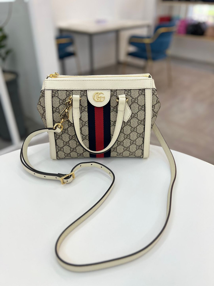 [중고명품 럭스올 울산점]구찌 오피디아 GG 스몰 토트겸 숄더백--6