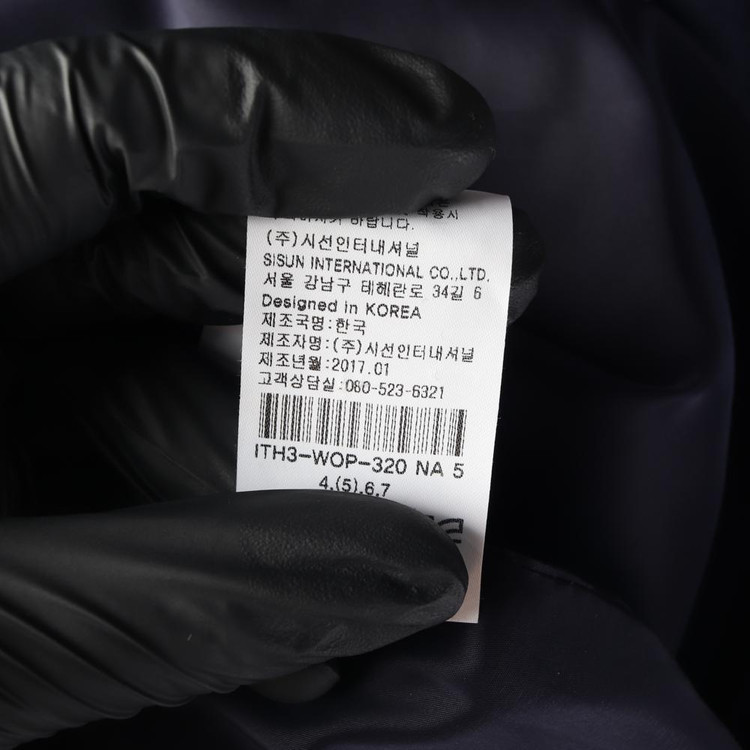 [S]잇미샤 네이비 벨트 진주 소매 긴팔 랩 원피스 하객룩--7