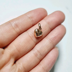 14k미니 통통 하트 펜던트(체인제외) 이미지