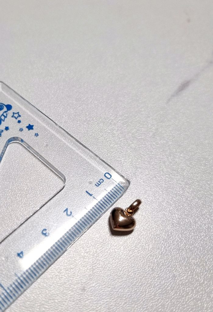 14k미니 통통 하트 펜던트(체인제외) 이미지