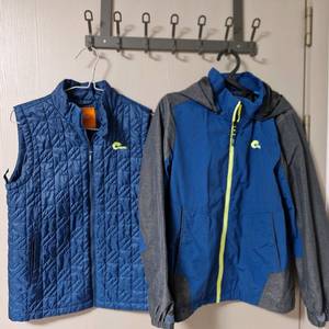 남아 점퍼류 150~160 7벌ㅡ뉴발란스.알마니.네파 등