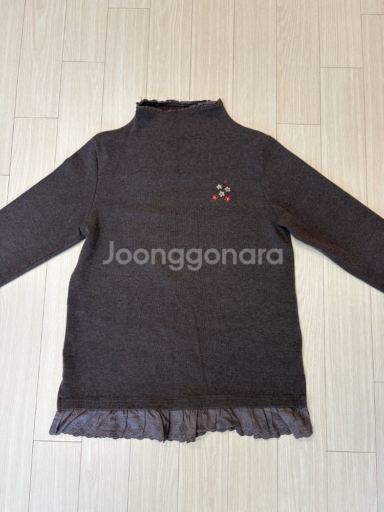 [상태 좋음] 여성 반폴라 긴팔티 Free사이즈--0