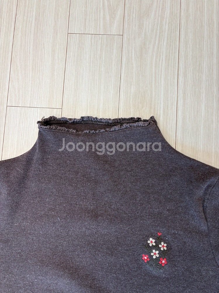 [상태 좋음] 여성 반폴라 긴팔티 Free사이즈--3