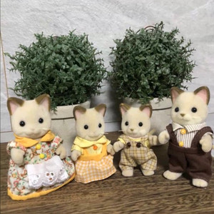 실바니안 올드 크림캣 가족