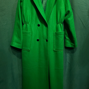 견장 더블버튼 스판 롱코트 95/90