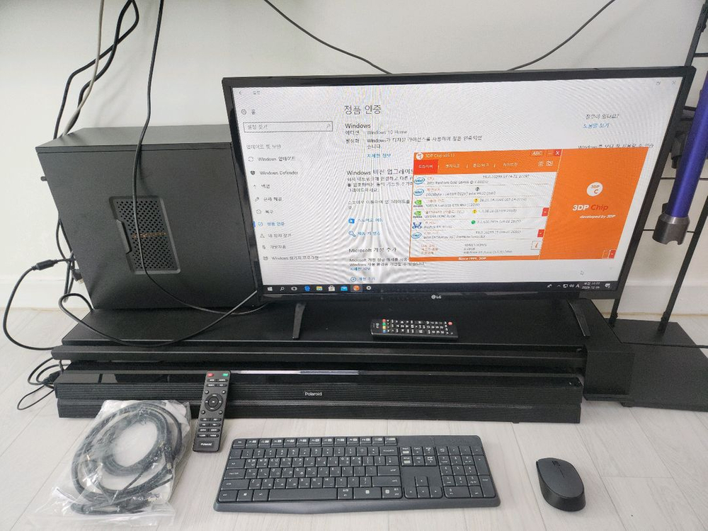 10세대 코멧레이크 G6400 데스크탑 세트--2