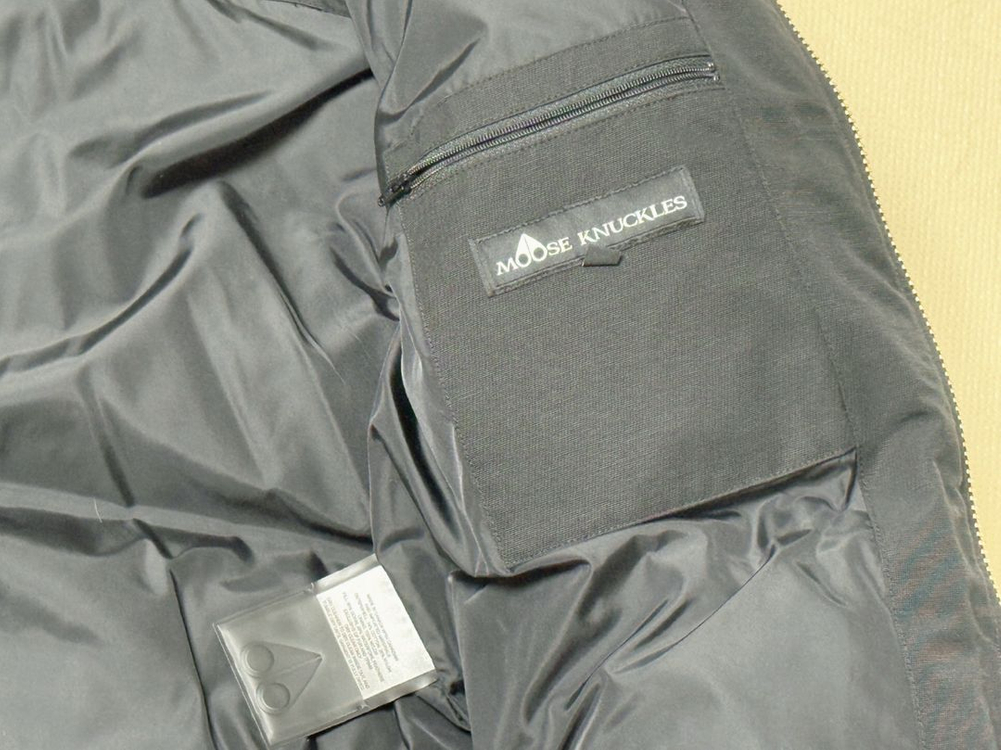 무스너클 쓰리쿼터 자켓 패딩 블랙 XL--4