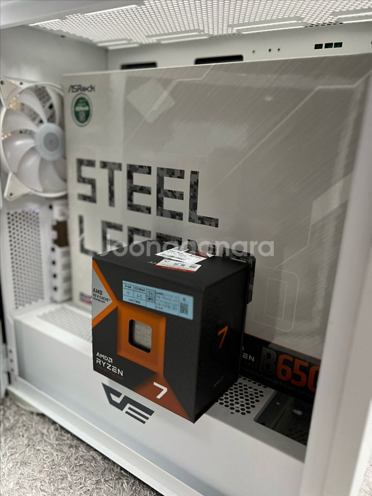 라이젠 7800x3d / B650 스틸레전드 wifi / 다크플래쉬 DLX21 화이트--2