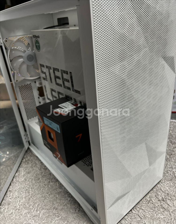 라이젠 7800x3d / B650 스틸레전드 wifi / 다크플래쉬 DLX21 화이트--3