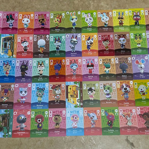 동물의 숲 인기주민 호환용 아미보 판매 쭈니 미첼 빙티 마티 시베리아 등 이미지