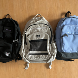 초등학생 중고생 백팩 (뉴발란스 2개, 쿠로미1개) 3개 일괄